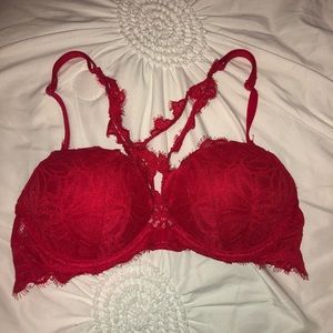 PINK red racer back push up